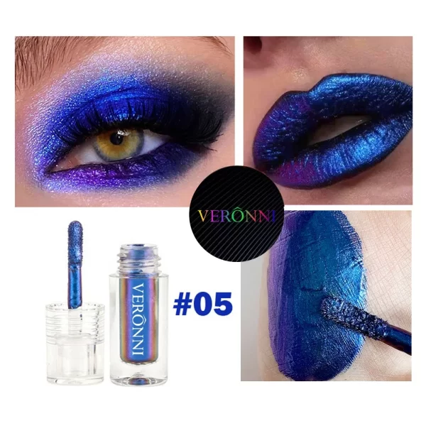 Metal Liquid Chameleon Eye Shadowcosmetics Multi-Dimensional Eye Makeup, Durable Holographic Flash Multi-color Eye Shadow Makeup - Image 12