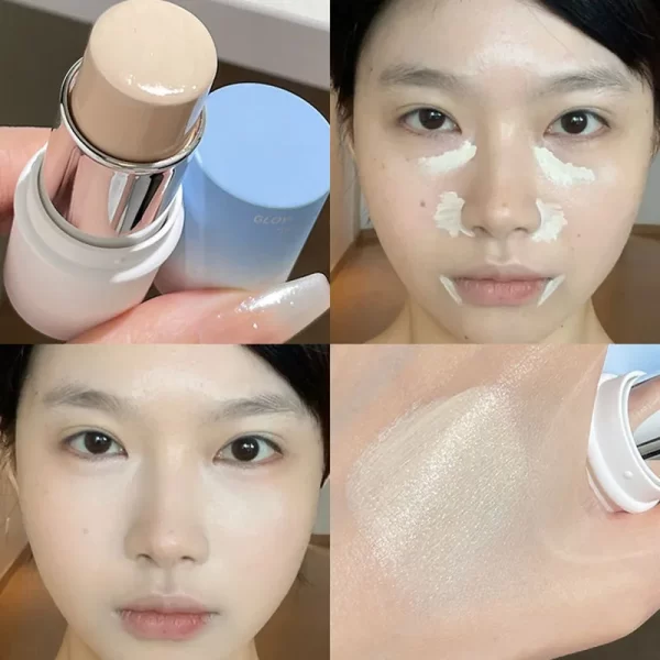 Shimmer Highlighter Stick Natural Water Light Clear Fine Shining Pearl Contour Shading Brightening Face Illuminator Dupes Makeup - Image 4