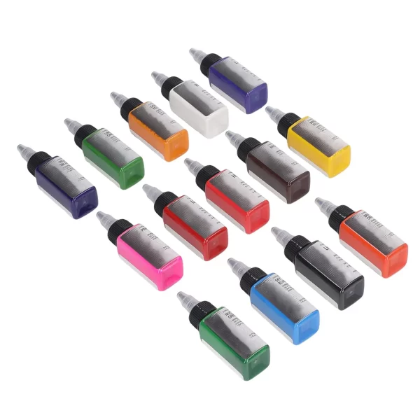 Professional 14 Color Tattoo Ink Set 30ml Bright for novice Practice - Image 3