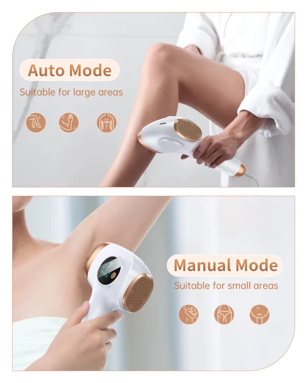 IPL Hair Removal Laser 999999 Flashes 3 in 1 Permanent Painless Epilator Whole Body Treament at Home Hair Remover For Men Women - Image 4