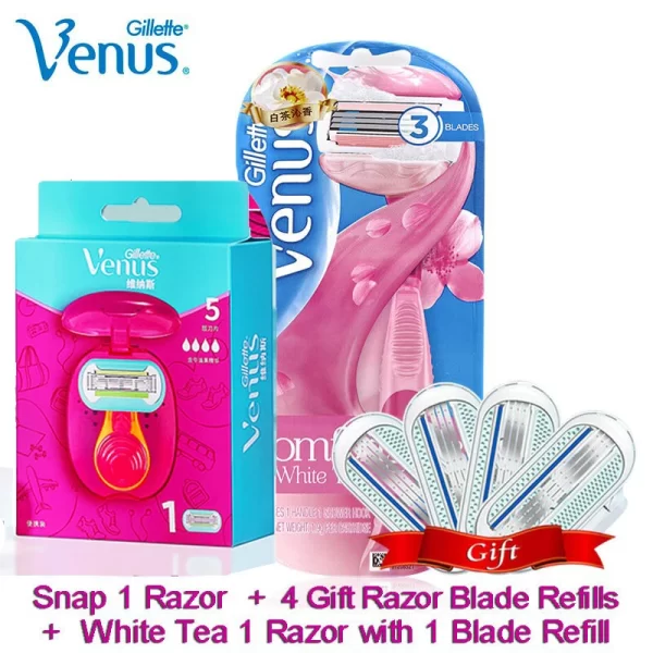 Gillette Venus Razor for Women Girls Ultra Thin Layers Blade with Lubricating Soap Safty Razor Shaving & Hair Removal - Image 7