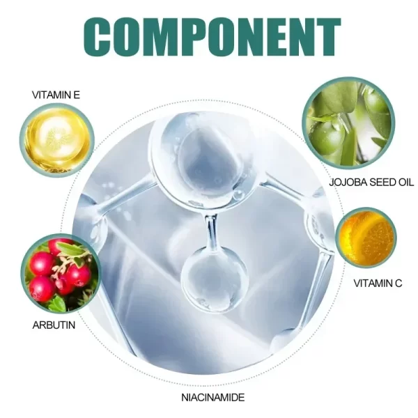eelhoe Niacinamide Melasma Brightening Cream Reduce Melanin Brighten Cream Lighten Dark Skin Chloasma Serum Fade Fine Face Lines - Image 6