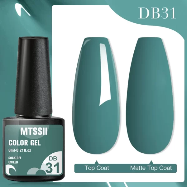 Mtssii 7ml No Wipe Top Base Coat Nail Gel polish Matte Top Coat  Enhancer Varnish Semi Permanent Soak Off UV LED Nail Art Tool - Image 70