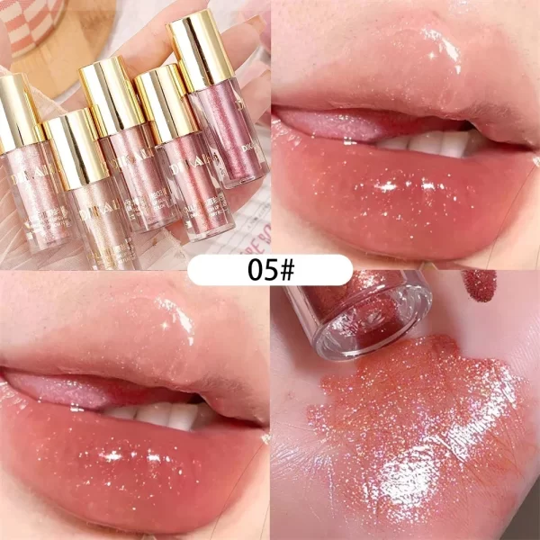 Waterproof Mirror Pearl Lip Gloss Lasting Moisturizing Liquid Lipstick Shine Glitter Diamond Lip Gloss Women Makeup Cosmetics - Image 9