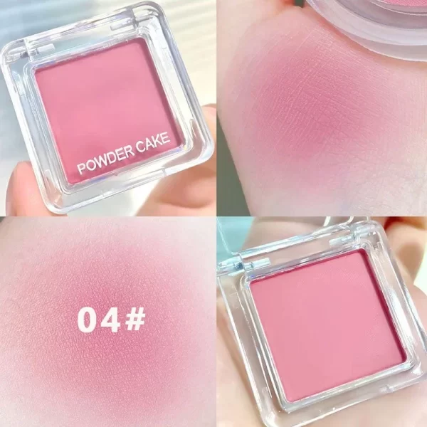 Face Powder Blusher Matte Natural Cheek Tint Brighten Face Waterproof Blush Powder Soft Female Makeup Face Contouring Cosmetics - Image 10