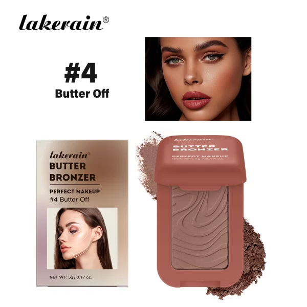 Butter Blush Single Color Matte Natural Cheek Tint Waterproof Face Contouring Cosmetics Blush Powder Face Soft Female Makeup - Image 12