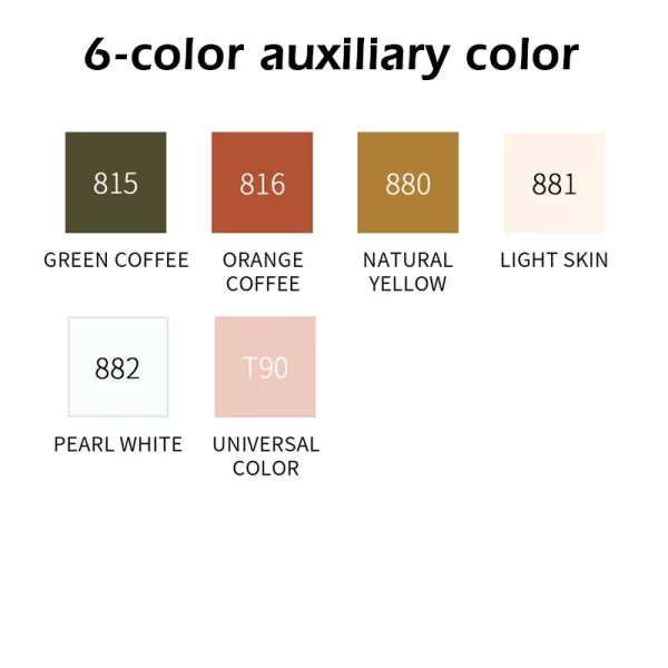 Tattoo Ink MakeUp Sets Nano Pigment Milkly Colors For Semi Permanent Tint Art Eyebrow Eyeliner Lips Beauty Microblading Pigments - Image 13
