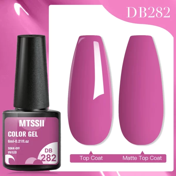 Mtssii 7ml No Wipe Top Base Coat Nail Gel polish Matte Top Coat  Enhancer Varnish Semi Permanent Soak Off UV LED Nail Art Tool - Image 84