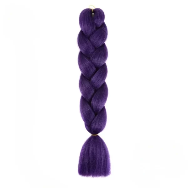 Jumbo Braiding Hair Rainbow Colors Extensions Fiber Mix Four Silky Colorful Twist Hair Extensions Women Colored Synthetic Braids - Image 28
