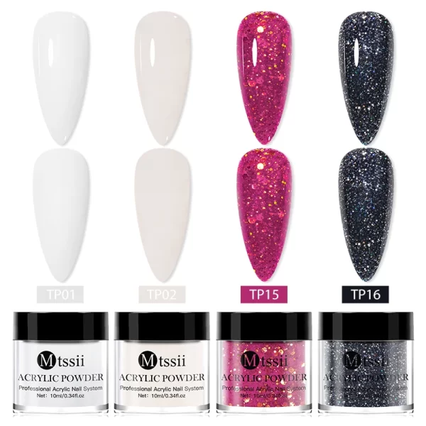Nail Crystal Powder Kit Acrylic Liquid With Brush Pink White Acrylics For Nails Extension Carving Professional nail equipment - Image 8