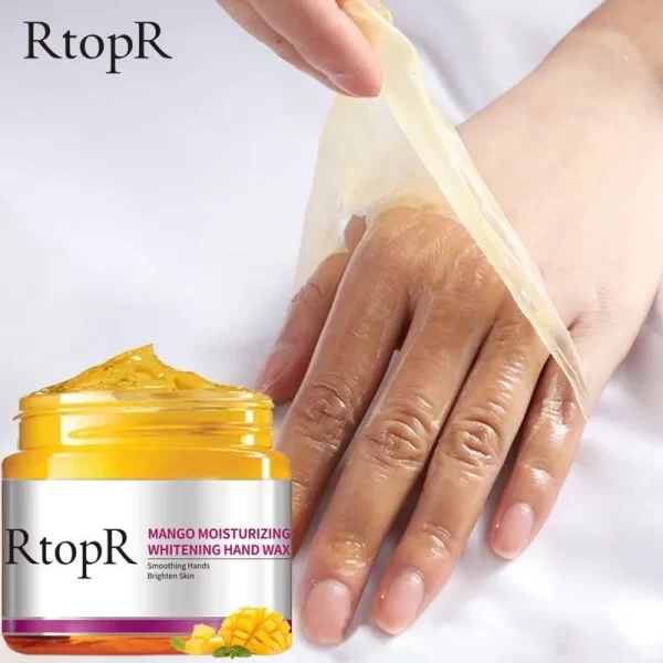 Mango Whitening Hands Mask Wax Moisturizing Repair Exfoliating Calluses Filming Anti-Aging Skin Cream For Women Beauty Health - Image 4