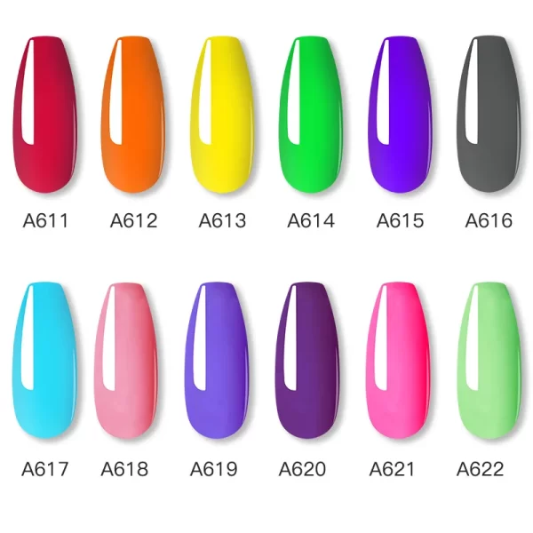 ROSALIND Colorful 15ml Poly Nail Gel Semi Permanent Acrylic Liquid Fast Extension Nail Gel Build Cured with UV/LED Lamp - Image 2
