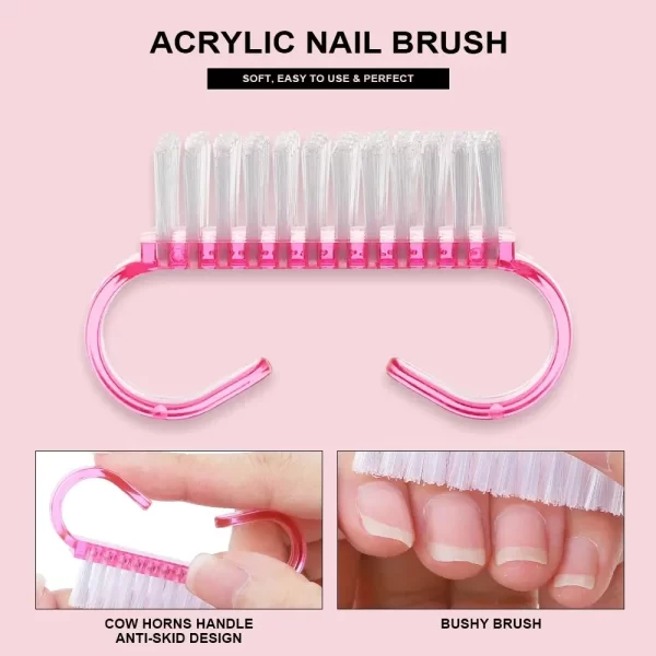 Full Acrylic Nail Kit With Nail Lamp Nail Art Decorations Tips All For Manicure Nail Kit Tools For Manicure - Image 2