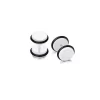 19 Pairs Stainless Steel Men Earrings Studs Ear Piercing Plugs Tunnel Screw Fake Gauges Earrings Flat Back Stud Earring Set - Image 12
