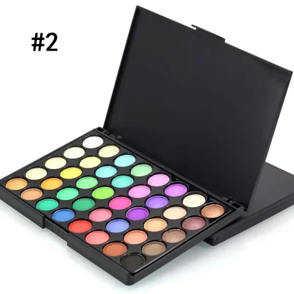 40/74/78 Colors Glitter Eyeshadow Palette Matte Waterproof Long Lasting Pressed Powder Cosmetics Kit  Fashion Women MakeUp Tools - Image 8