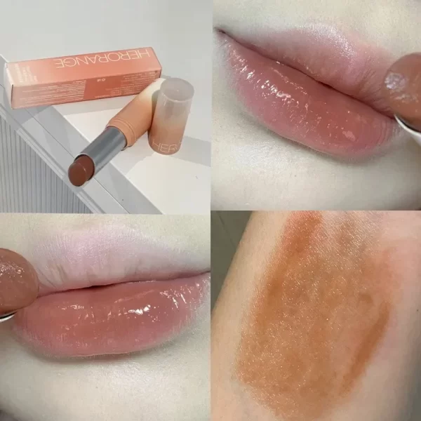 Jelly Tinted Lip Balm Makeup Moisturizing Rose Tea Non-Stick Cup Lip Plumper Crystal Gloss Red Lipstick Lips Makeup Cosmetics - Image 16