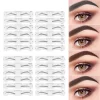 Reusable Eyebrow Stencil Set Soft Ruler Brow Definer Eye Brow Drawing Guide Styling Shaping Grooming Template Card Makeup Tools - Image 3