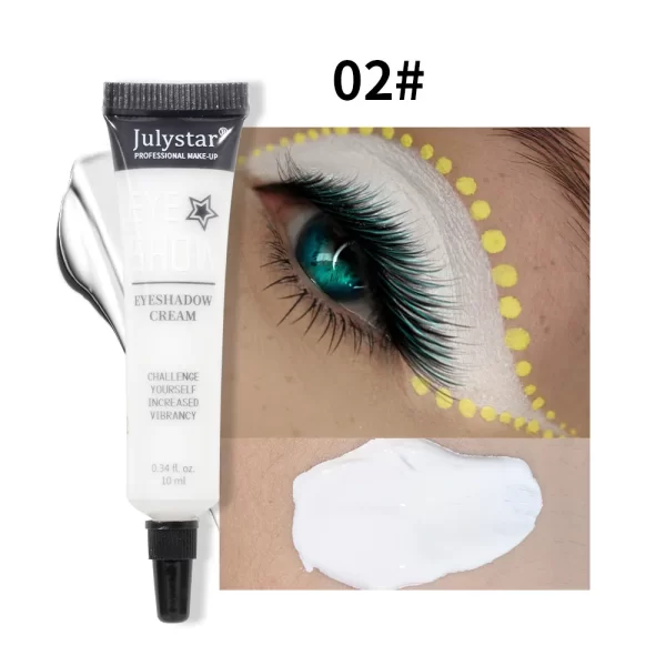 Julystar Colorful Waterproof Liquid Colored Eye Makeup Matte eye shadow Cream - Image 12