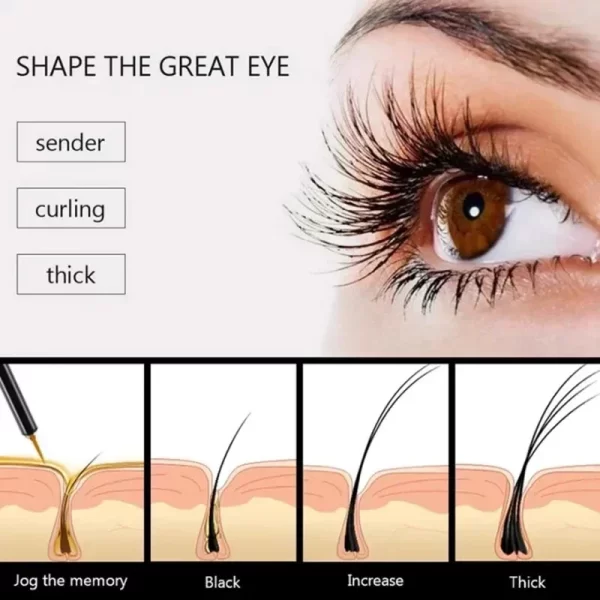 7 Days Fast Eyelash Growth Serum Eyelash Eyebrow Growth Strong Makeup Extension Treatment Eyelash Growth Thicken Care Products - Image 3
