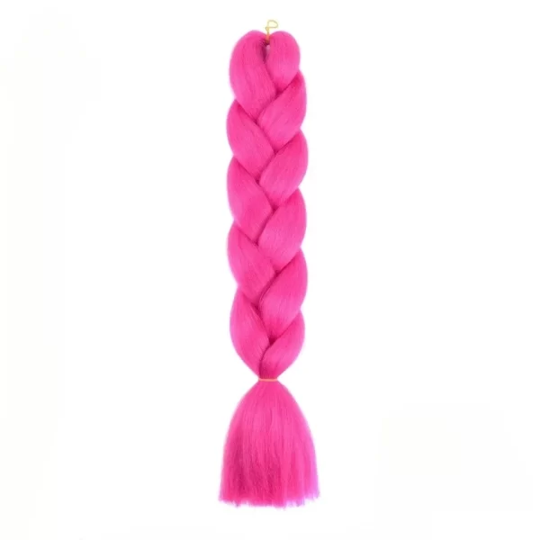 Jumbo Braiding Hair Rainbow Colors Extensions Fiber Mix Four Silky Colorful Twist Hair Extensions Women Colored Synthetic Braids - Image 7
