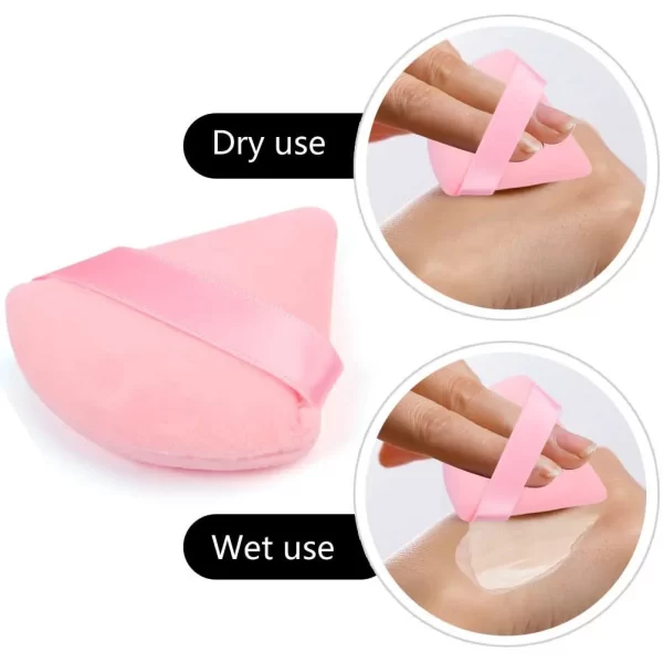 Powder Puff Face Makeup Sponge Cosmetics Soft Cotton Face Powder Puff  Washable Velvet Makeup Puff Tools - Image 3