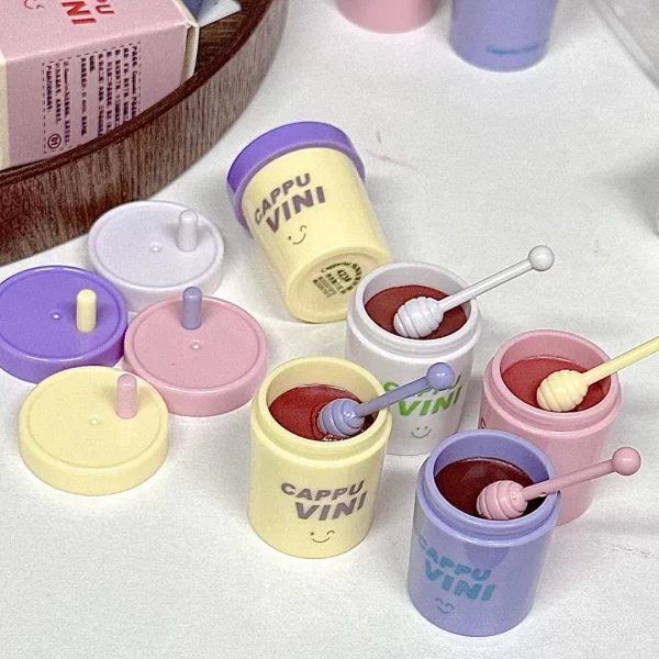 Teacup Colored Lip Balm Moisturizing Colored Lip Tint Long Lasting Anti-cracking Solid Color Lipstick Girls Lip Care Cosmetics - Image 6