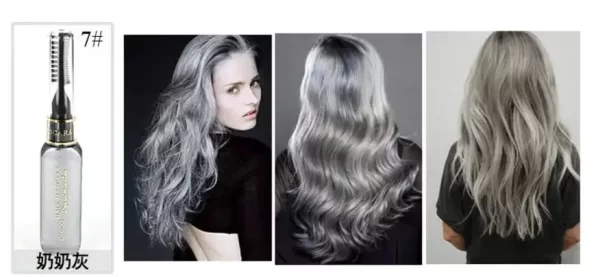 13 Colors One-off Hair Color Dye Temporary Non-toxic DIY Hair Color Mascara Washable One-time Hair Dye Crayons Blue Grey Purple - Image 13