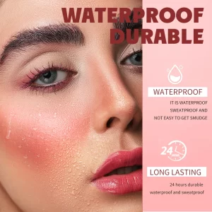 High Pigment Matte Liquid Blusher 6 Colors Longlasting Moisture Gel Creamy Blush Hot Organic Liquid Lip Cheek Tint For Mom