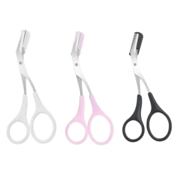 Eyebrow Trimmer Beauty Makeup Tools for Women Eyebrow Remover Eyebrow Scissors with Comb Stainless Steel Face Eyebrows Razor - Image 7