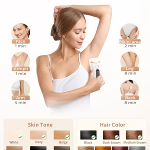 Professional IPL Hair Removal Laser 999900 Flashes Painless Pulsed Light Epilator HR/RA/SC 3 in 1 Whole Body Treament Home Use