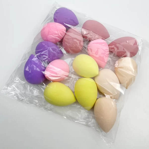 Mini soft makeup sponge puff, makeup sponge water droplet puff, makeup egg large size dry and wet sponge makeup egg - Image 7
