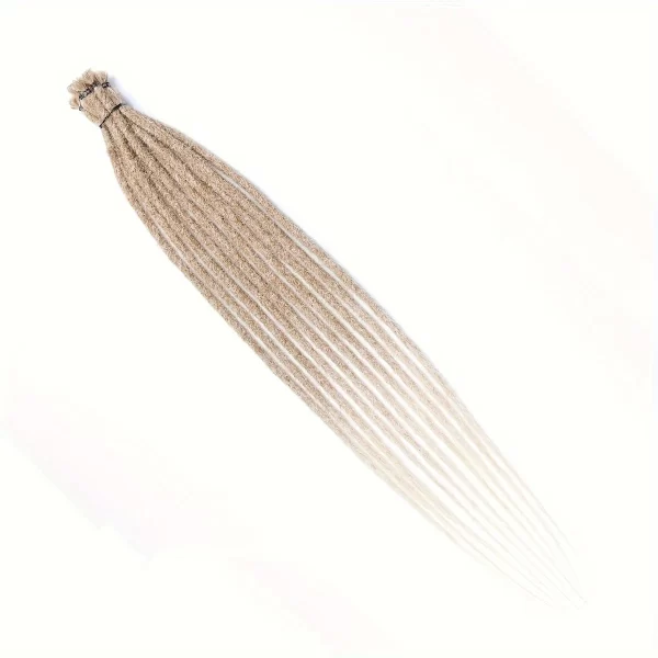 24Inch Dreadlock Extensions Synthetic Loc Extensions 0.6CM 100% Full Head Handmade Permanent Dreadlocks Extension for Men/Women - Image 8