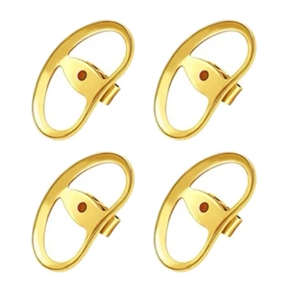 4pcs Big Earring Lifters Metal Earring Stoppers Backings Pierced Safety Ear Backs Replacement Backstops for Women Girls - Image 5
