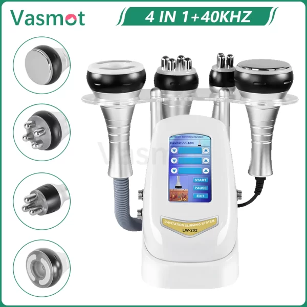 40K 4IN1 Cavitation Ultrasonic Body Slimming Machine RF Beauty Device Facial Massager Care Tool Skin Tighten Face Lifting Skin - Image 4