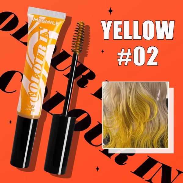 Washable Temporary Colorful Hair Dye Natural Hair Coloring Highlight Mascara Stick Disposable One-time Instantly Conceals Hair - Image 12