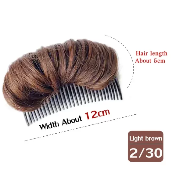 Upgrade Fluffy Hair Cushion Clip Bump It Up Volume Hair Insert Comb Clip Women Invisible Seamless Fluffy Hair Pad Styling Tools - Image 8