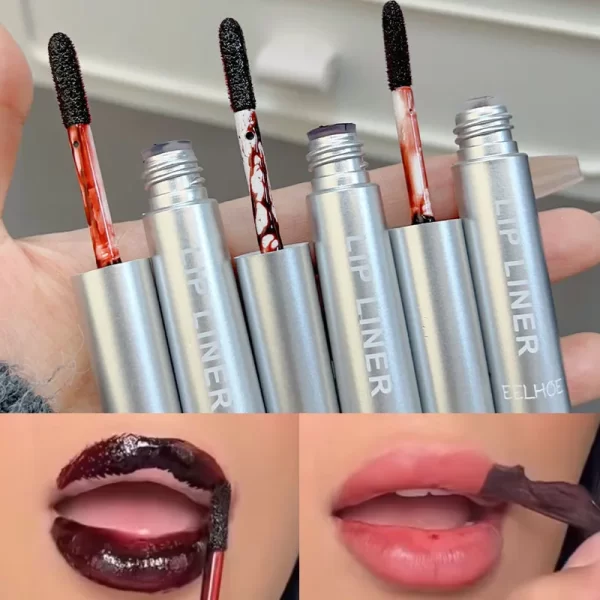 Matte Peel Off Contour Lip Liner Makeup Lasting Amazing Waterproof Matte Non-Stick Cup Lip Gloss Sexy Red Lips Tattoo Cosmetics - Image 2