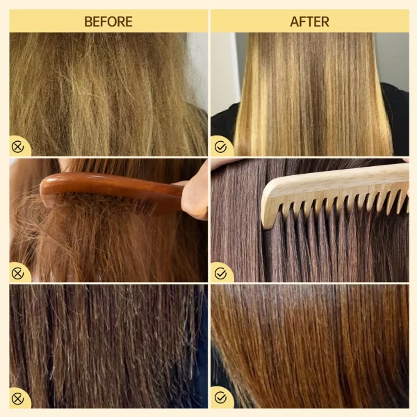 PURC Perm Dyeing Damage Hair Mask Keratin Frizz and Dry Smooth Cream Protein Essence Shiny Treatment Hair Care Salon Products - Image 6