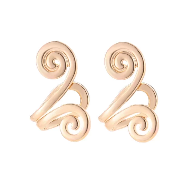 Swirl Snail Nose Clip Tragus Clip Ear Cuff Earrings Women Girls Fake Pierced Earlobe Studs No Piercing Earring Jewelry Gift - Image 10