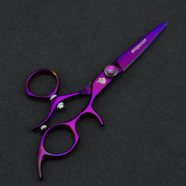 5.5" Swivel Thumb Hair Cutting Shears Japanese Hairdressing Scissors Rotating Thumb Shears Swivel Scissors Flying Shears - Image 5