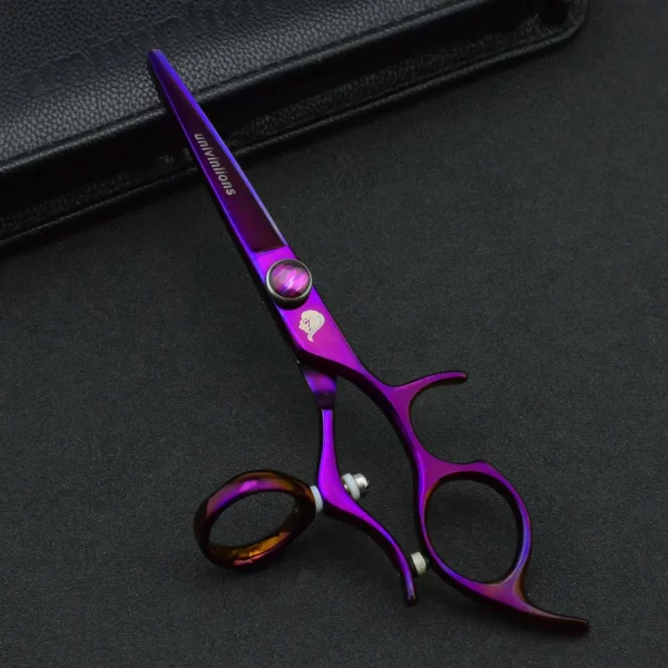 5.5" Swivel Thumb Hair Cutting Shears Japanese Hairdressing Scissors Rotating Thumb Shears Swivel Scissors Flying Shears - Image 4