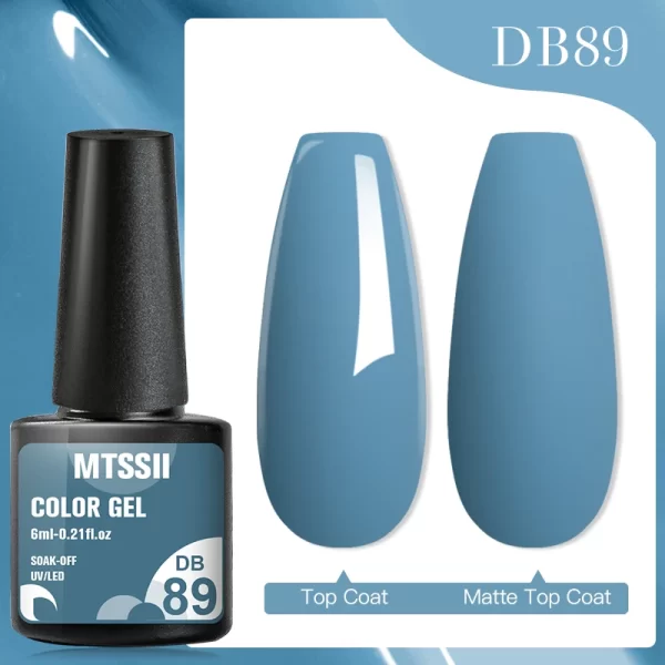 Mtssii 7ml No Wipe Top Base Coat Nail Gel polish Matte Top Coat  Enhancer Varnish Semi Permanent Soak Off UV LED Nail Art Tool - Image 68