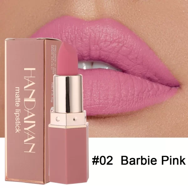 6 Colors Makeup Matte Lipstick Waterproof Long Lasting Lip Stick Sexy Red Pink Velvet Nude Lipsticks Women Cosmetics Batom - Image 2