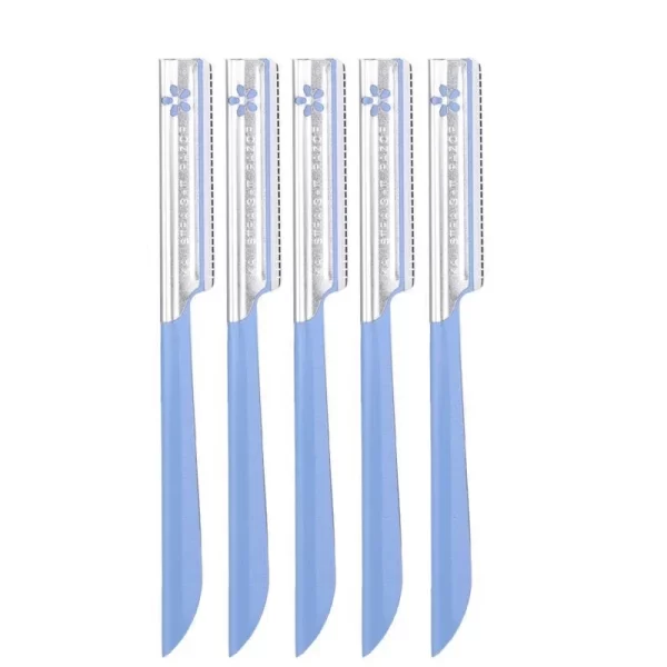 Karsyngirl 5pc Eyebrow Epilator Sets for Women Makeup Beauty Eyebrows Hair Removal Styling Tool Steel Blade Facial Razor Trimmer - Image 7