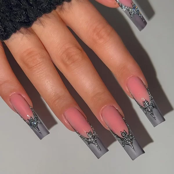 Red Spider Printed False Nails Halloween Nail Art Decor Press on Nails for Girl Gifts Short Round Cool y2k Style Fake Nail Tips - Image 19