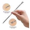 4Pcs Blackhead Acne Remover Set Beauty Skin Care Pore Cleaner Acne Needle Pimple Stainless Steel Pimple Needles Removal Tools - Image 4