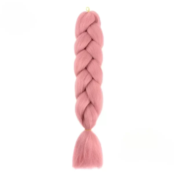 Jumbo Braiding Hair Rainbow Colors Extensions Fiber Mix Four Silky Colorful Twist Hair Extensions Women Colored Synthetic Braids - Image 8
