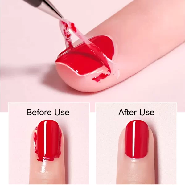 Liquid Latex for Nails - Fast Drying Nail Polish Barrier, Peel-Off Latex Tape,Cuticle Guard and Skin Protector,7ml for Nail Art - Image 4