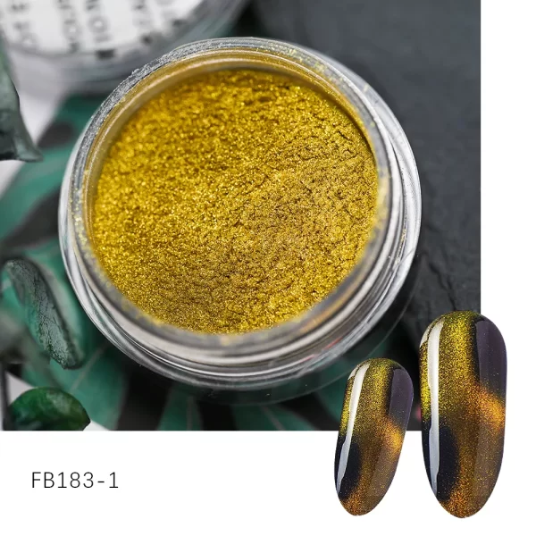 1jar Gradient Chrome Nail Powder Optical Neon Mirror Powder Metallic Mirror Effect Chameleon Pigment Glitter For DIY Manicure - Image 41
