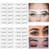 Reusable Eyebrow Stencil Set Soft Ruler Brow Definer Eye Brow Drawing Guide Styling Shaping Grooming Template Card Makeup Tools